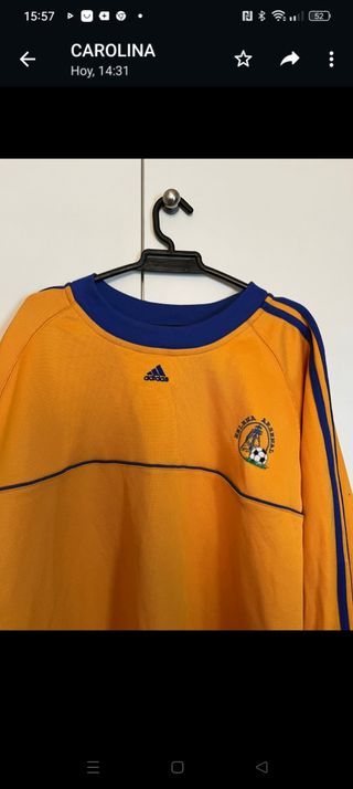 Oferta Sudadera vintage amarilla Adidas 