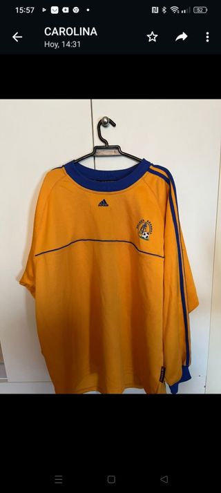 Oferta Sudadera vintage amarilla Adidas 