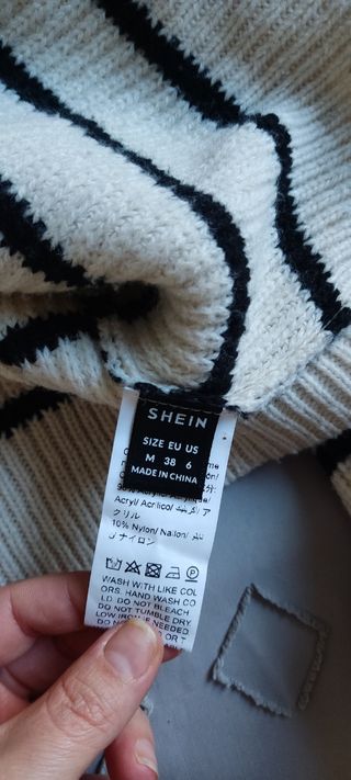 Jersey de rayas de Shein