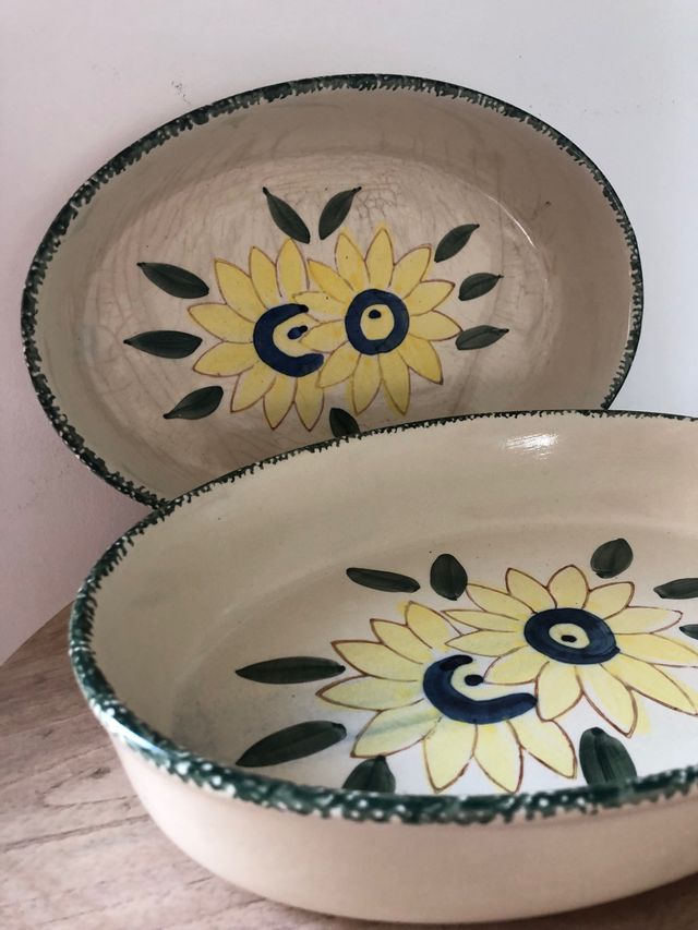 Fuentes barro para horno