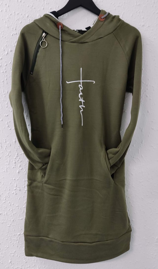 ❇️Vestido con capucha, casual