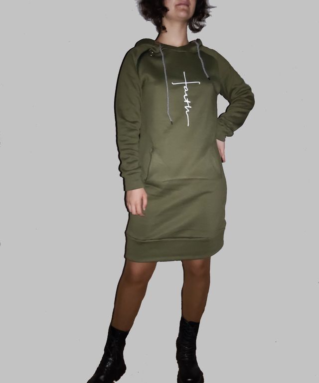 ❇️Vestido con capucha, casual