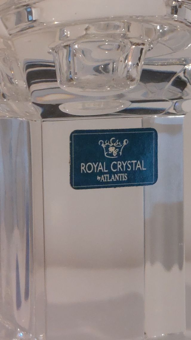 Portavelas Royal Crystal by Atlantis
