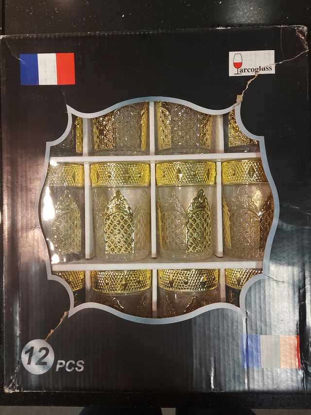 Juego de vasos té marroquí