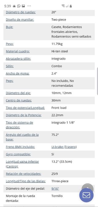 ❗BMX madmain roja y blanca❗