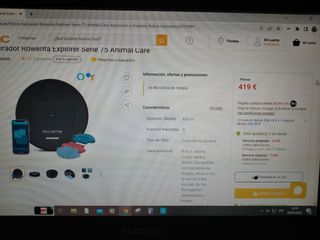ROBOT ASPIRADOR DE ROVENTA