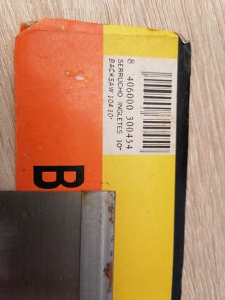 SERRUCHO INGLETES BACKSAW y LIMA