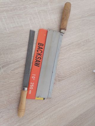 SERRUCHO INGLETES BACKSAW y LIMA