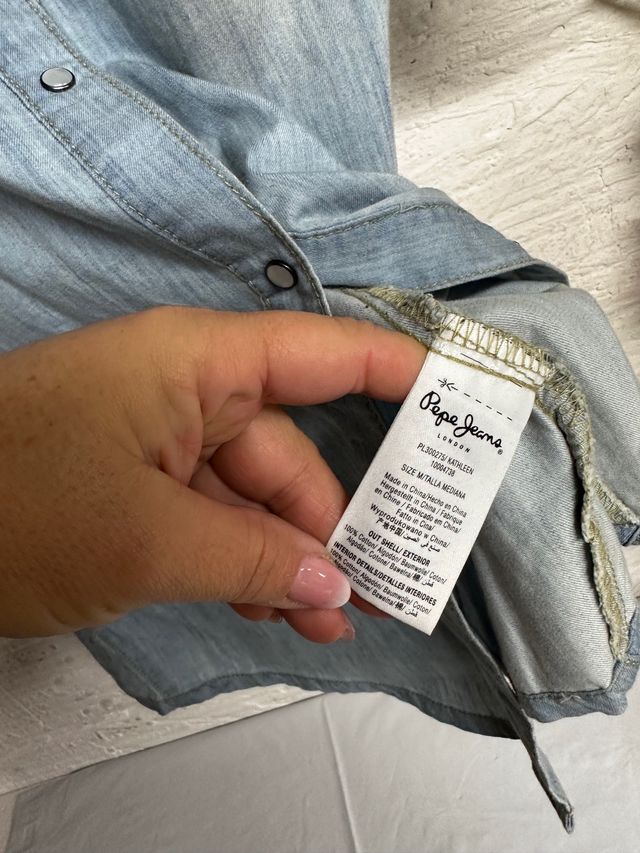 CAMISA VAQUERA PEPE JEANS TALLA M