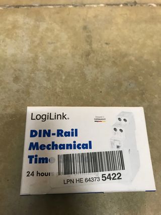 Temporizador mecánico Din-rail