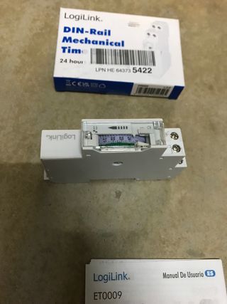 Temporizador mecánico Din-rail