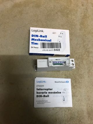 Temporizador mecánico Din-rail