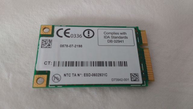 Tarjeta red Wi-Fi portátil Intel 4965agn