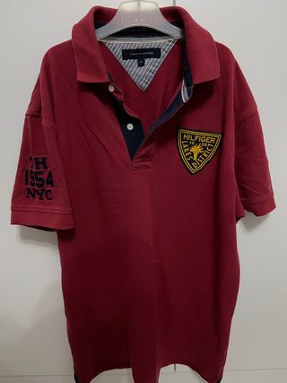 Polo HILFIGER burdeos