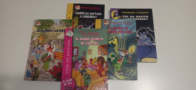 Libros de Tea Stilton y Gerónimo Stilton
