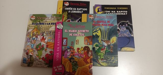 Libros de Tea Stilton y Gerónimo Stilton