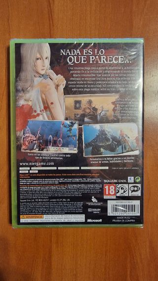 🔴 NIER XBOX 360 PAL ESPAÑA NUEVO PRECINTADO RARO