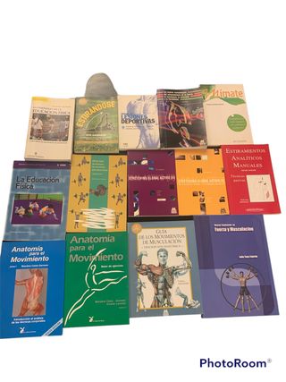 Libros varios de educacion fisica