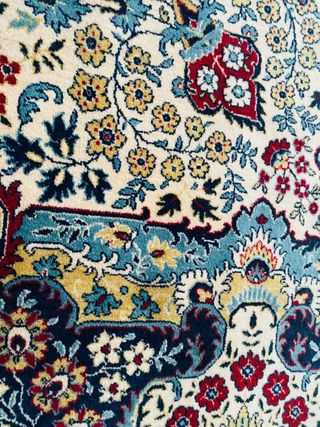 Alfombra Real Alemana Vintage Años 70