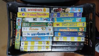 cintas VHS EN SUS CAJAS