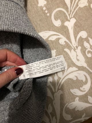 Jersey gris de Zara