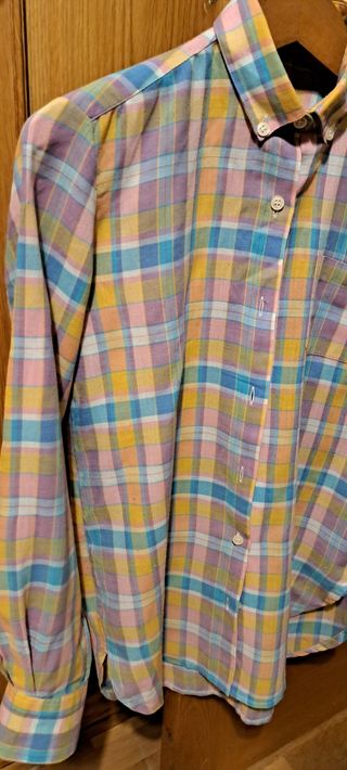 Camisa cuadros vintage 