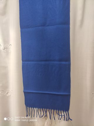 Bufanda azul