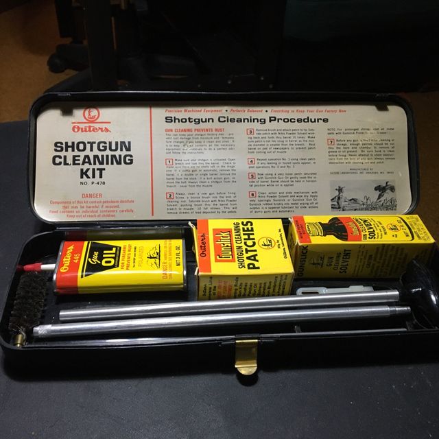 Vintage kit limpiador de armas