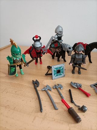 Lote medieval de Playmobil