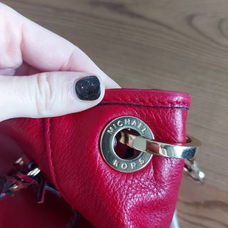 Bolso tote piel rojo Michael Kors