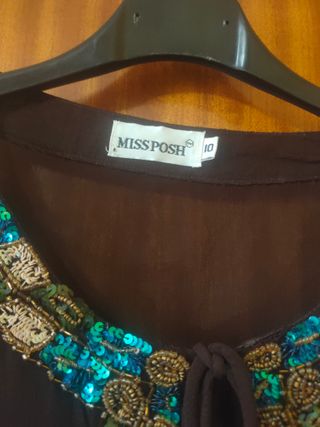 blusa de viscosa manga larga