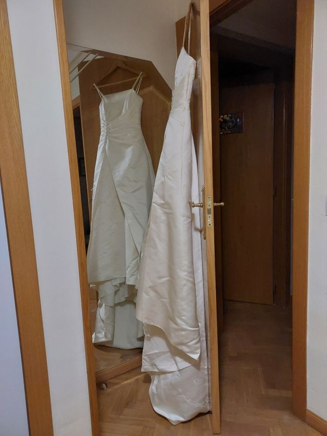 VESTIDO DE NOVIA NOVISSIMA TALLA 40. CORTE INGLES