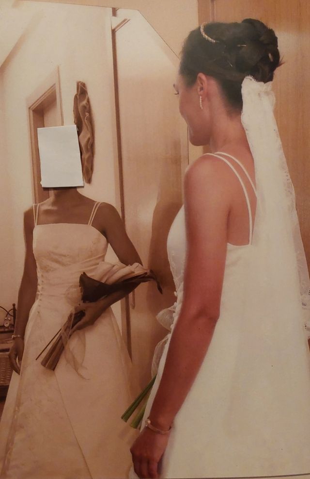 VESTIDO DE NOVIA NOVISSIMA TALLA 40. CORTE INGLES