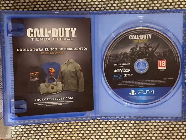 Video Juego PS4 Call of Dutu WWII.