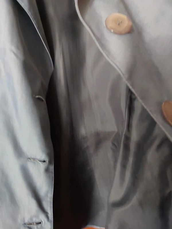 Casaco/Blazer fino azul sedoso,40, La Cittá