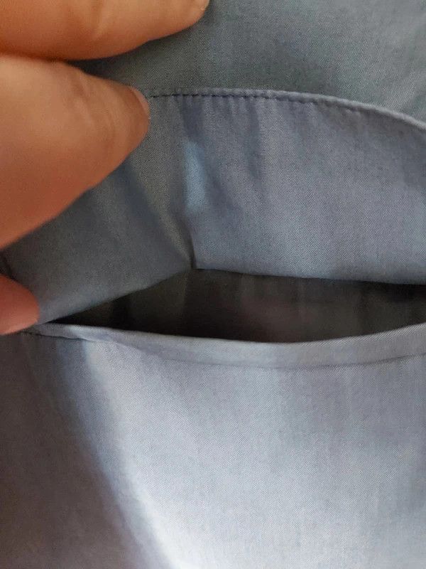 Casaco/Blazer fino azul sedoso,40, La Cittá