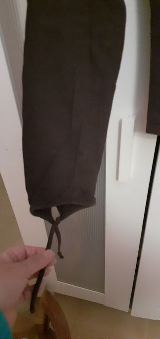 Blusa marrón con bordado T 40