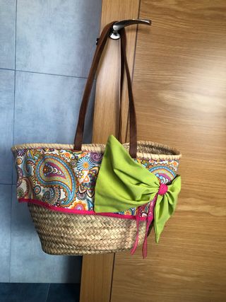 Bolso de mimbre