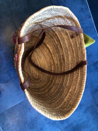 Bolso de mimbre