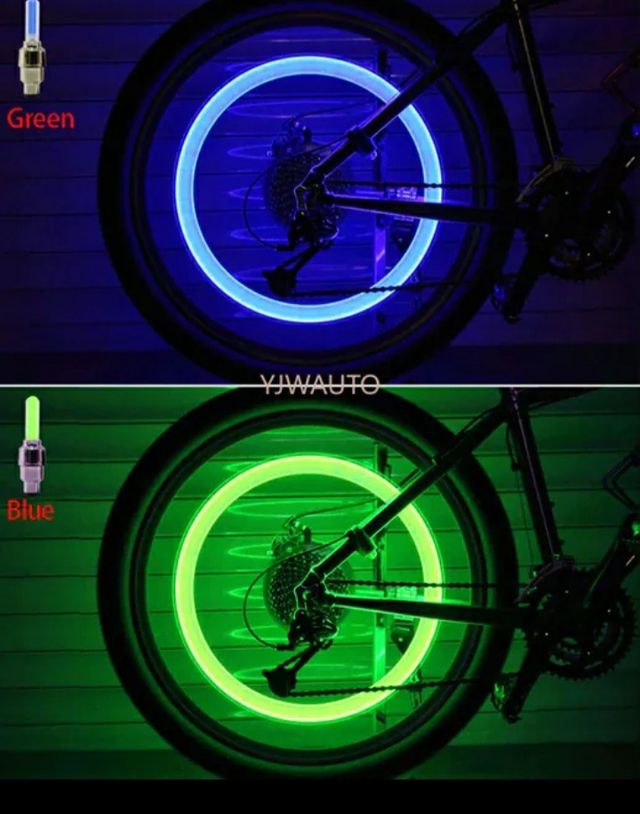 pack de 4 luces rueda BICICLETA