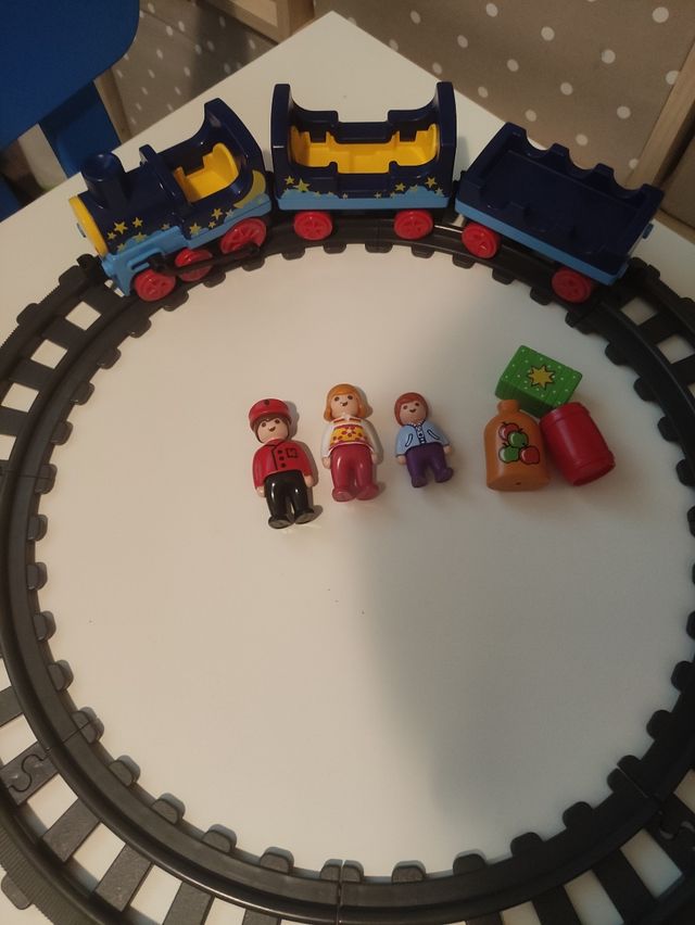 tren Playmobil 123