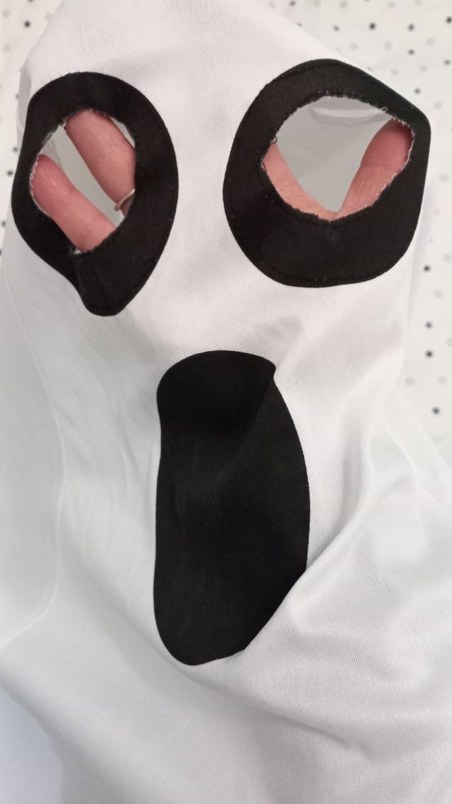 Disfraz de fantasma. 