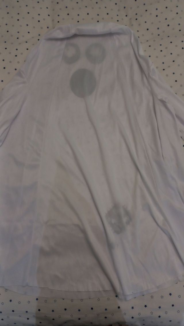 Disfraz de fantasma. 