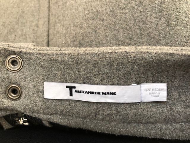 Falda gris Alexandra Wang