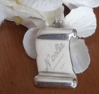 Colgante plata