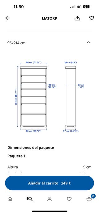 Estantería/ librería