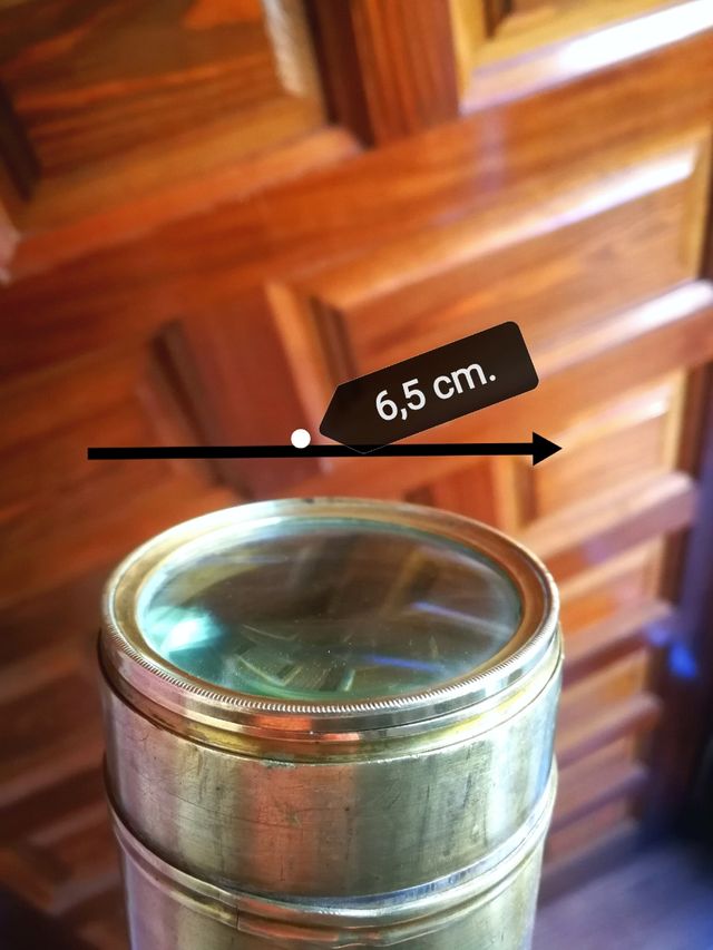 Antiguo Catalejo Naval Inglés del s. XIX. GRANDE.