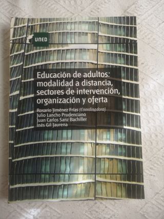 libro Educación de adultos: modalidad a distancia.