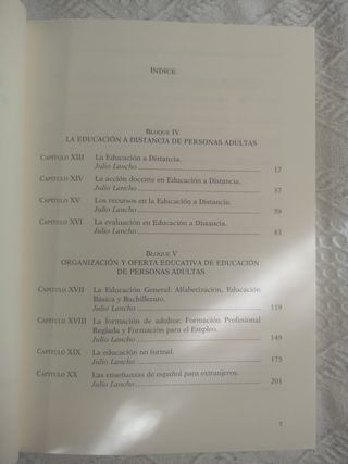 libro Educación de adultos: modalidad a distancia.
