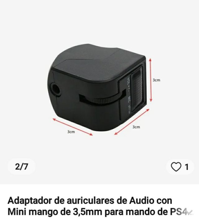 PS4 ADAPTADOR AURICULAR